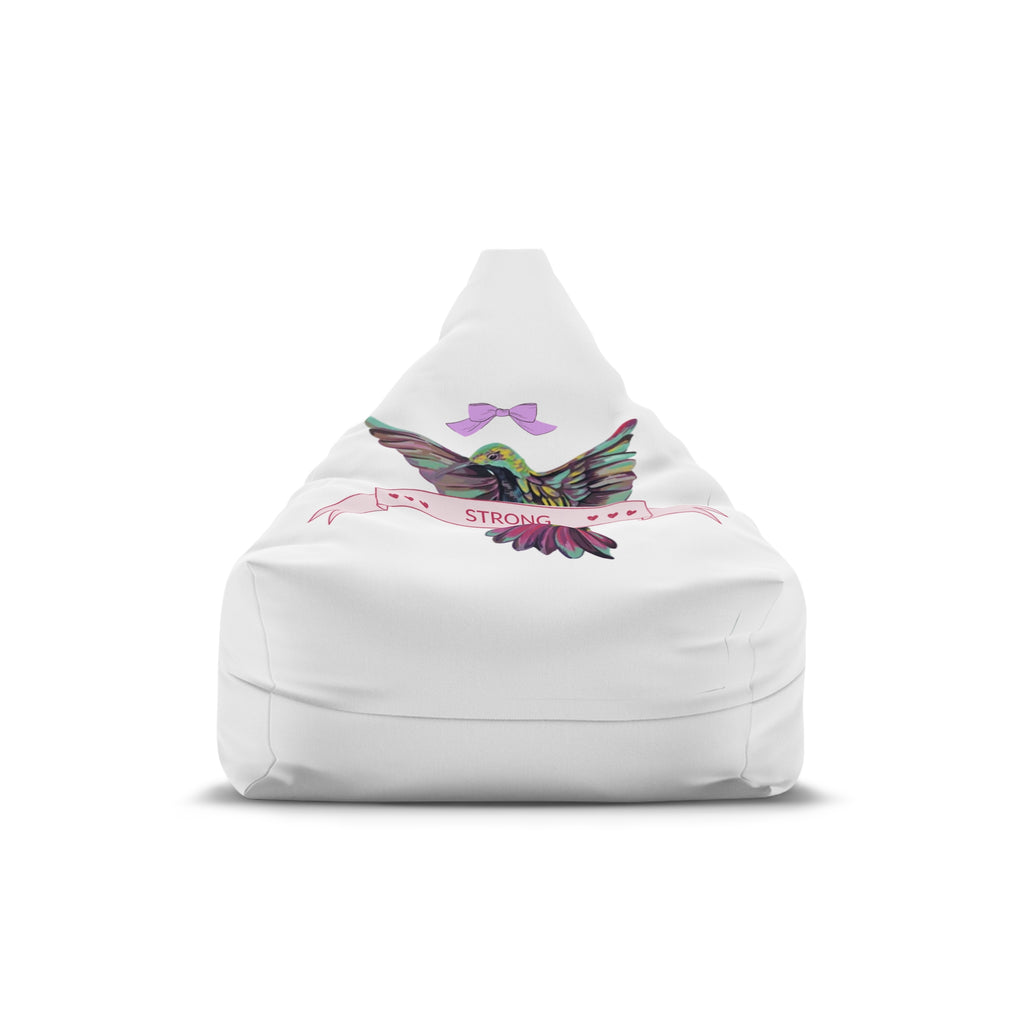Butterfly Ribbon Strong bean bag chair cover | inspirational home decor
