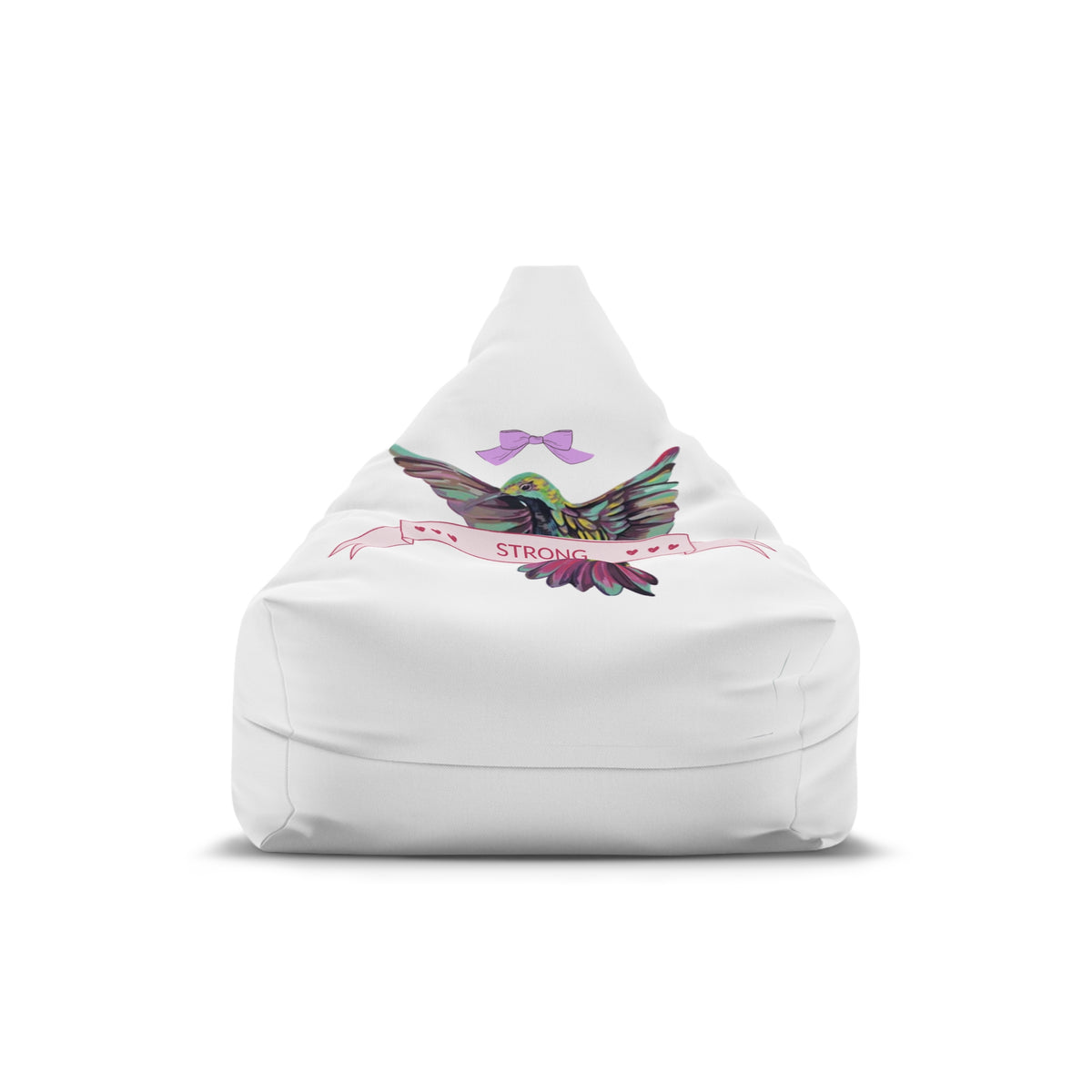 Butterfly Ribbon Strong bean bag chair cover | inspirational home decor