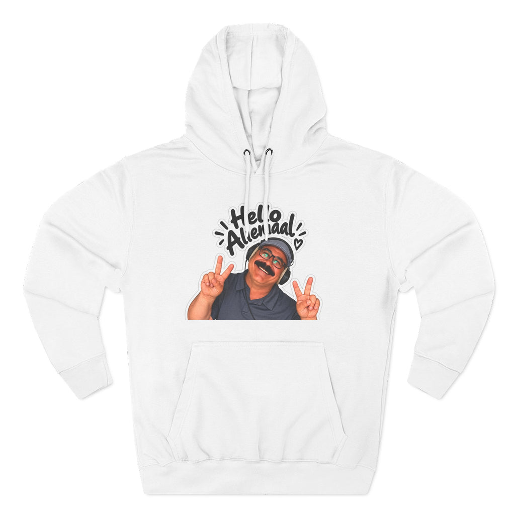 Three-Panel Fleece Hoodie