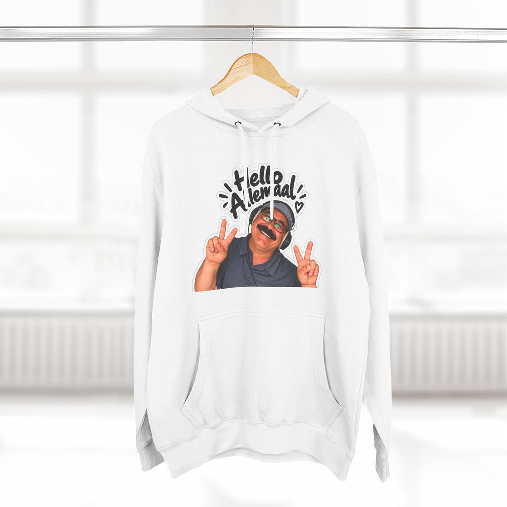 Three-Panel Fleece Hoodie